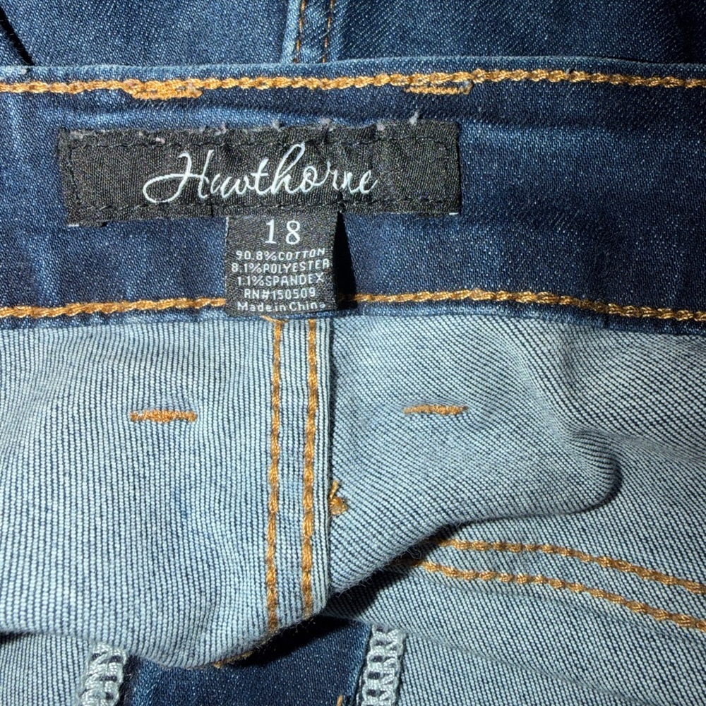Women’s “Hawthorne” Blue Denim Jeans - Picture 3 of 3